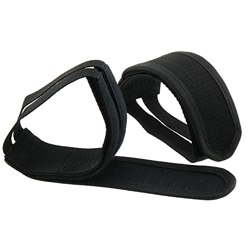 Dgzzi 1Pair Bike Pedal Straps Pedal Bike Pedal Straps Pedal Toe Clips Straps Tape Universal Bicycle Feet Strap Pedal Straps Toe Clips Straps Tape For Fixed Gear Bike, Black #TOP4
