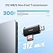 UGREEN USB C SD 4.0 Card Reader USB Memory Card Reader for SDXC, SDHC, MicroSD, MMC, RS-MMC, Micro SDXC, Micro SDHC, UHS-II, and UHS-I Support 312 MB/s SD