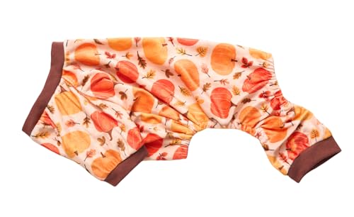 Pijama para perro talla XL con diseño de otoño miniatura 3