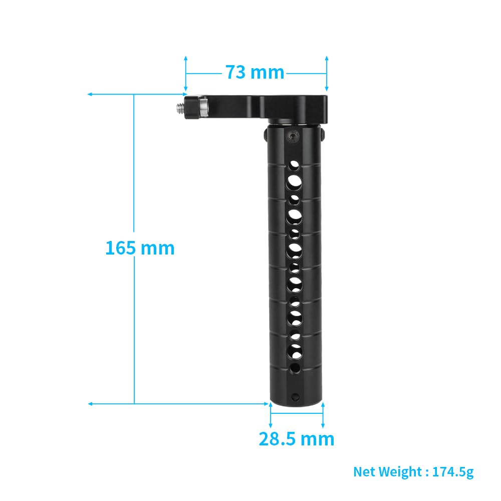 SZRIG Top Handle Grip with Cold Shoe Mount for Camera Cage(Black) - Image 2