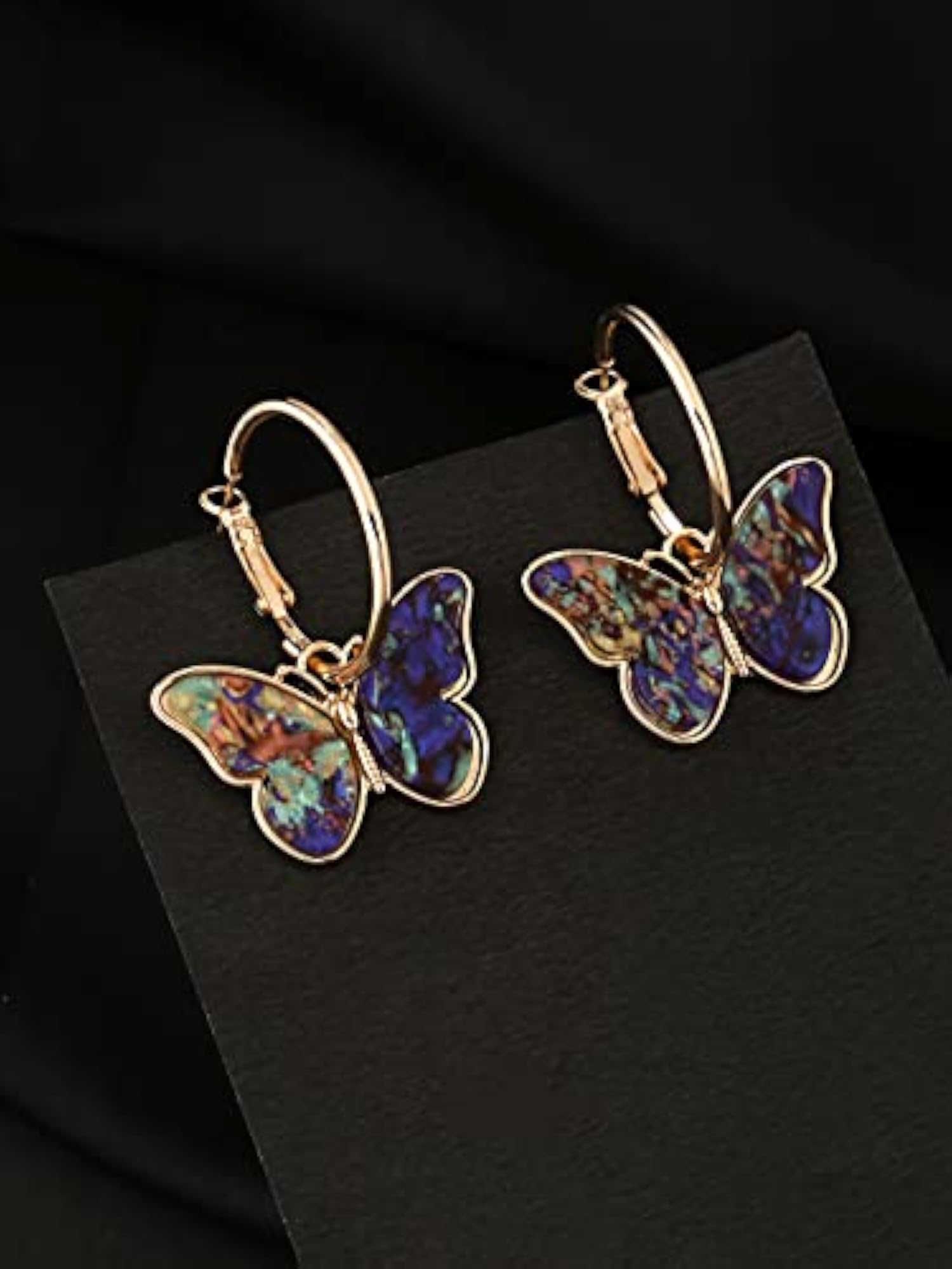 Butterfly Drop Earrings for Women - Birthday Anniversary Gift