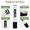 TDS Meter Digital Water Tester Quality Meter LCD Pen with 0-9990 PPM Measurement Range 2% Reading Accuracy Portable for Swimming Pools Household Tap Drinking Water Aquarium Aquaculture Hospitals #2