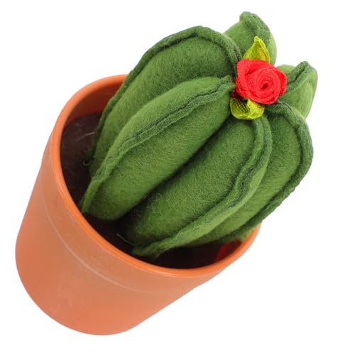 Cactus Artificial: Plantas De Cactus Artificiales con Maceta De Plástico - Suculenta Artificial para Centro De Mesa, Accesorio Decorativo para Escritorio, Oficina, Hogar Y
