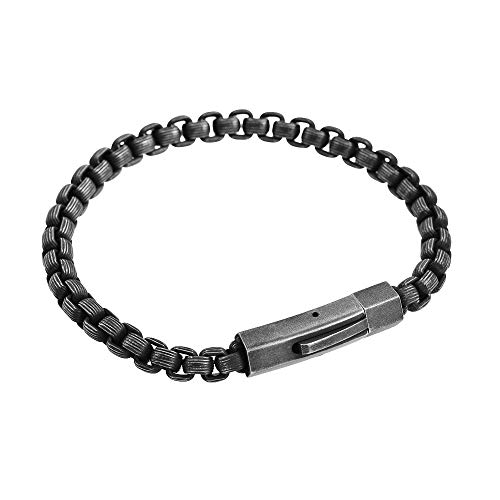 Pulsera para hombre en acero inoxidable Geoffrey Beene miniatura 3