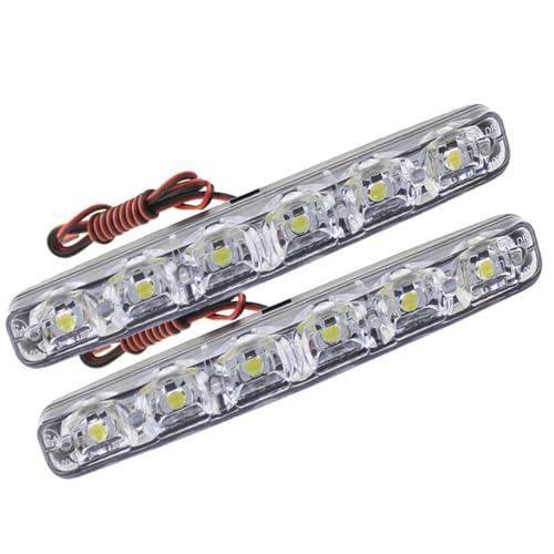Luces de circulación diurna 12V con 6LED impermeables para coche