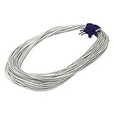 Decorative Bullion Metallic Silver Wire Rough Purl Bullions Thread by 100 Grams