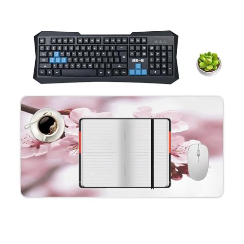 Cherry Blossom Desk Pad con Base de Goma, Grande, 30x60 cm miniatura 4