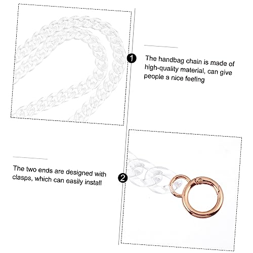 Sewroro 1 Peça Bolsa De Ombro Com Corrente De Ombro Feminina Acessórios Da Moda Bolsa De Pérola Corr