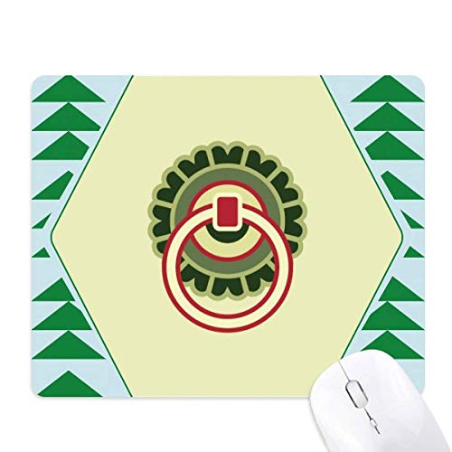 Tapis de souris green pine tree anti-glisse modèle cuivre circle chine