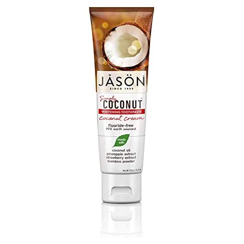 Jason Simply Coconut Whitening Toothpaste Cover