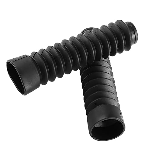 1 Paar Gummi-Gabel-Abdeckgamaschen für Motorrad, Vordergabel-Gabel, Gators, Stiefel, Stoßdämpfung, Staubschutz, 205 x 42 mm (schwarz), Motorrad-Gabelgamaschen, 35 mm Motorrad-Gabel-Gamaschen