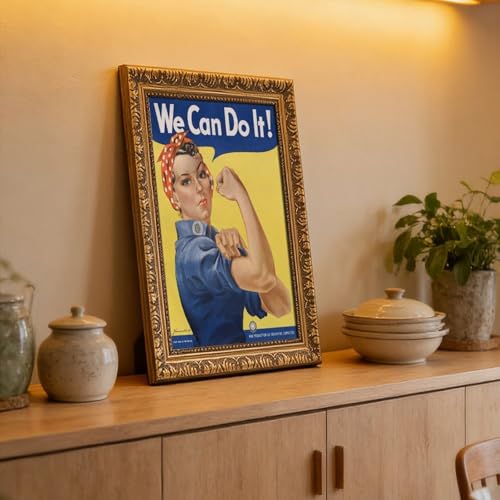 Tableau Rosie The Riveter impression toile haute définition 50x75