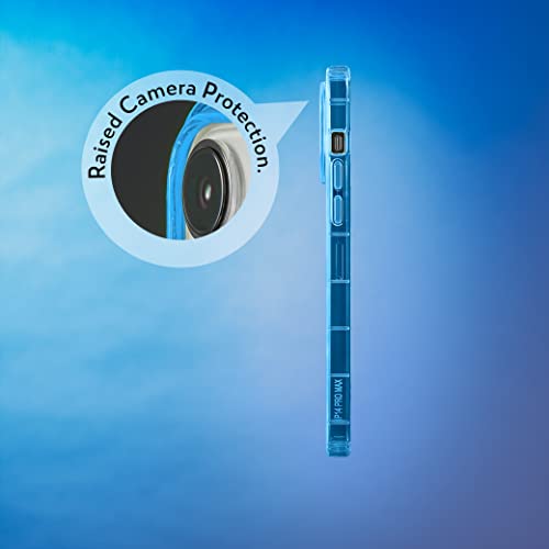 Coque iPhone 14 Pro Max silicone bleu azur pour le quotidien - 5