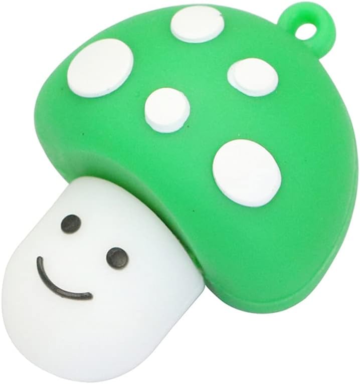 64GB Mushroom Shape USB Flash Drive USB Drive USB Stick USB Flash Disk USB Disk Thumb Drive Pen Drive U Disk PenDrive Memory Stick External Storage Flash Memory USB Storage USB 2.0 Stick (Green)