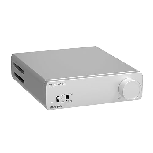 Miniatura 3 de TOPPING Mini300 Amplificador de potencia estéreo compacto, diseño totalmente equilibrado de clase D, 140 W × 2 4 , distorsión ultrabaja 0.0004%