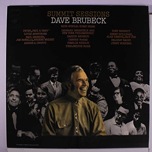 Album Art for summit sessions LP by Dave Brubeck