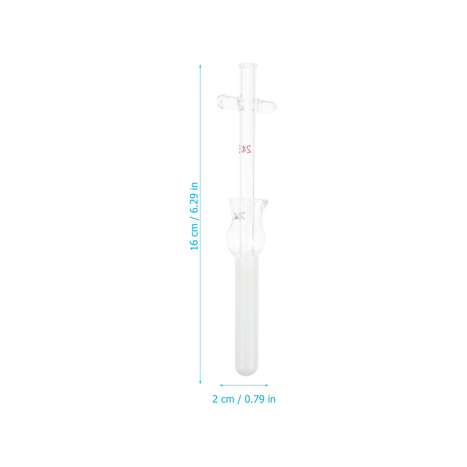 UKCOCO Omogeneizzatore per Tessuti Cellulari in Vetro da 2ml, Pestello in Vetro Resistente ad Alte Temperature, Accessorio per Vetreria da Laboratorio, Strumento Professionale