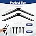 XINZHIZHU 2 Pcs TV Stand Base Legs Replacement Universal TV Pedestal Feet Compatible with TCL Samsung LG Most 24in 32in 40in 49in 50in 55in Television Table Top Desk Stand with Screws Easy to Install