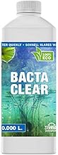 S VD VELDE WATERPLANTEN Bacta Clear Teichbakterien - 1 Liter - Schnell klares Wasser - Teichalgenentferner - 100% biologisch - Nicht schädlich für Mensch, Pflanze und Tier