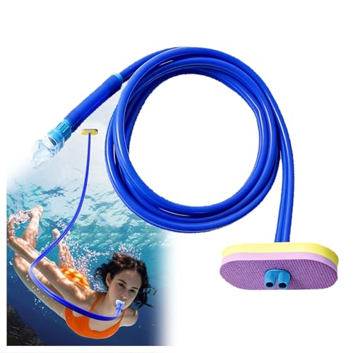 Full Dry Respirator Adult Men and Women Diving Swimming Camping Stream Diving Experience Equipment Swimming Breathing Tube (118 Inch)