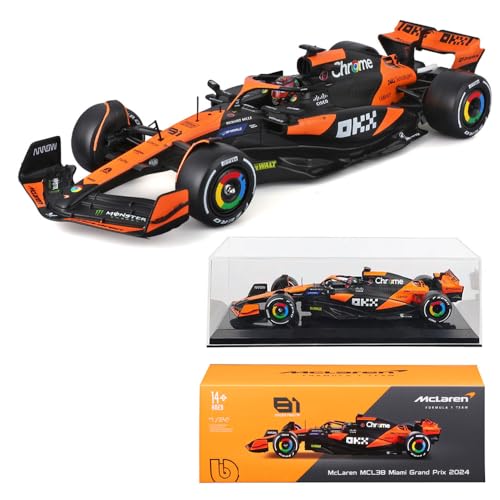 1/24 F1 MCL38 Miami Grand Prix 2024 Lando Norris y Oscar Piastri miniatura 1