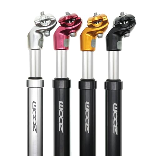 DJC Bike Suspension Seatpost Shock Absorber Damper Post 27.2 30.9 31.6 mm, Lightweight Aluminum...