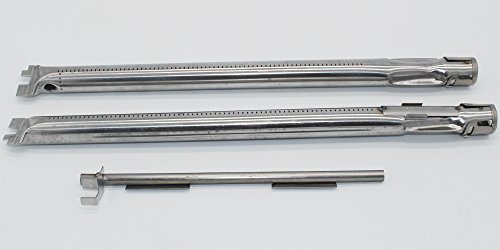Grilling Corner 69785 Stainless Steel Burner Set for Weber Spirit 200 Series With Up Front Controls (Model Years 2013 and Newer)