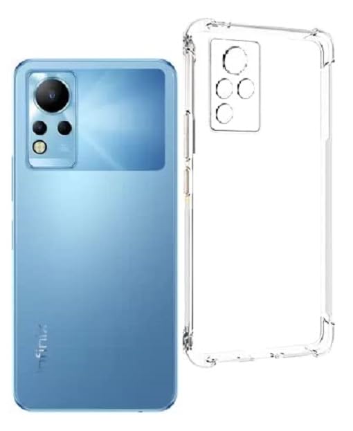 Image of for |[ Infinix Note 12 ] Back Cover Bumper Protective Case for [ Infinix Note 12 ] Silicone Flexible TPU Back Cover Case - Transparent