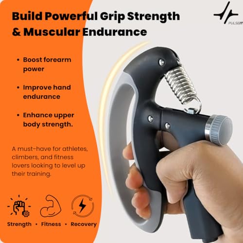 Image of Pulseit Hand Griper (Grey, Professional)