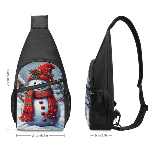 Bolso tipo sling liviano Red Snowman para hombro miniatura 2