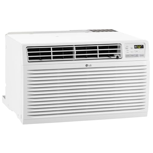 Image of LG 11,800 BTU Through the Wall Air Conditioner and Wall Heater, 230 /208V, Cools 550 Sq.Ft. (22' x 25' Room Size), Perfect for Bedroom, AC Heater Unit with Remote, Multiple Speeds, 4-Way Air Deflection