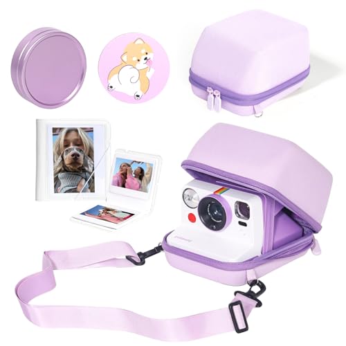 Kit de Estuche para Cámara Polaroid Now/Now+ Morado