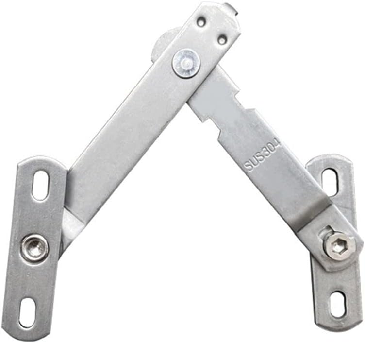 Window Lock Latches Strong Fixation Window Protection Limiter Adjustable Locator Casement Blocking(Style 1)