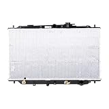 TYC 1572 Compatible with HONDA Prelude 1-Row Plastic Aluminum Replacement Radiator