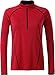 Produktbild James & Nicholson Damen Ladies' Sportsshirt Longsleeve T-Shirt, Rot (Red/Black), Large