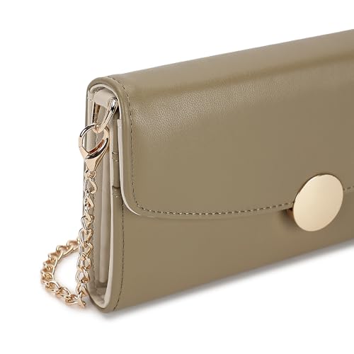 Image of Fastrack Women's Linklet Clutch | Detachable Chain, Card & Cash Slots, Magnetic Flap | Modern Evening Bag | 6 Months Warranty