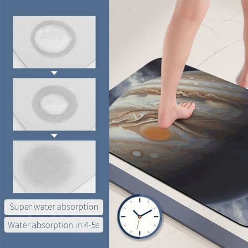 Tapis absorbant l'eau Jupiter anti-glisse pour sol intérieur 60x40
