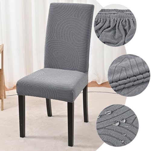 Housse de chaise imperméable et extensible pour salle à manger - 3