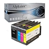 alphaink 4 Cartucce d'Inchiostro Compatibili con HP 903 903XL per stampanti HP OfficeJet PRO 6900, 6978, 6975, 6970, 6968, 6960, 6950, 6868, 6860 OfficeJet 6950 (1 Nero, 1 Ciano, 1 Magenta, 1 Giallo)