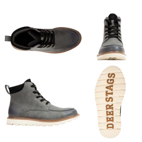 Deer Stags JULIAN-BFVG-GREY Men'S Mid Calf Boot, Grey-Julian thumb #1