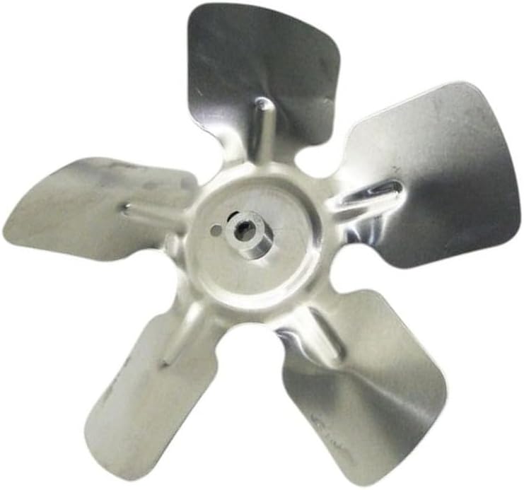 A60805 Metal Fan Blade 8" Diameter 5 Blades 5/16" Bore Hub CW 36 Degree Prop