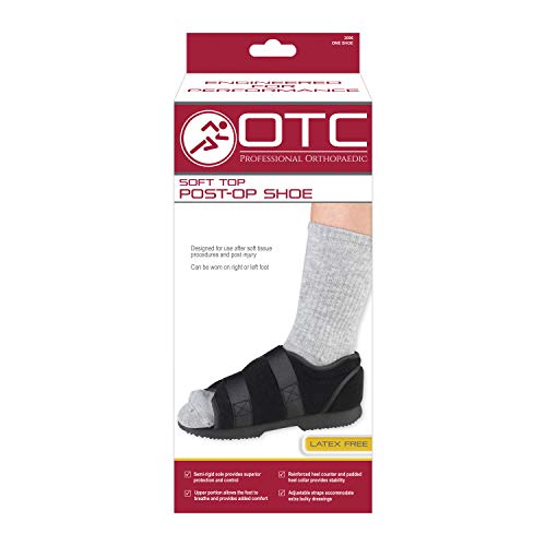 Otc Post-Op Shoe, Soft Top, For Men & Women, Medium (Pack Of 2) #TOP4