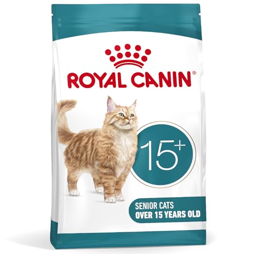 ROYAL CANIN AGEING 15+ | 2 kg | Alimento seco para Gatos Mayores de 15 años | Fórmula con el Complejo HealthyAge7™ | Contiene croquetas fáciles de Masticar