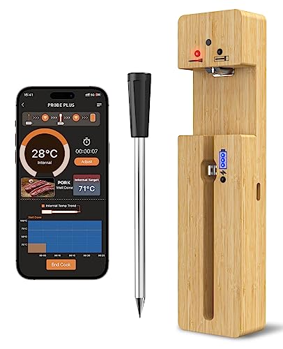 Meat Thermometer Wireless Meat Thermometer for Grilling and Smoking Smart Meat Thermometer Digital Oven Meat Temperature Bluetooth Meat Probe. Meat Thermometer Wireless Meat Thermometer for Grilling and Smoking Smart Meat Thermometer Digital Oven Meat Temperature Bluetooth Meat Probe.