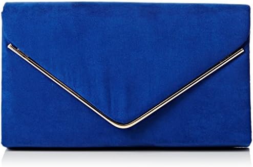 SwankySwans Women's Oscar Envelope Suede Velvet Party Prom Clutch Bag Clutch