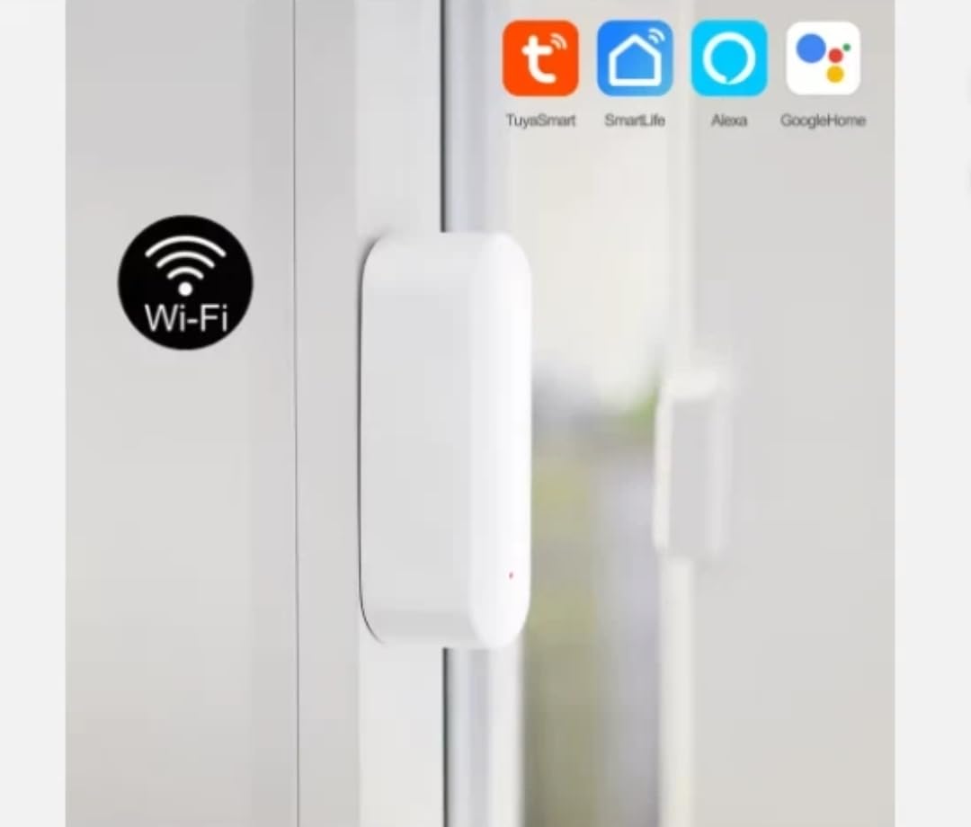 Capteur de porte de fenêtre X 3 pièces WIFI Tuya Smart Batteries incluses consommation d'énergie réduite