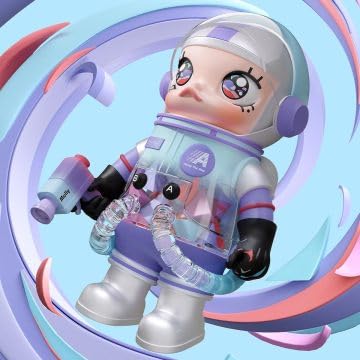 Amazon.co.jp: POP MART MEGA コレクション 1000% SPACE MOLLY Louis