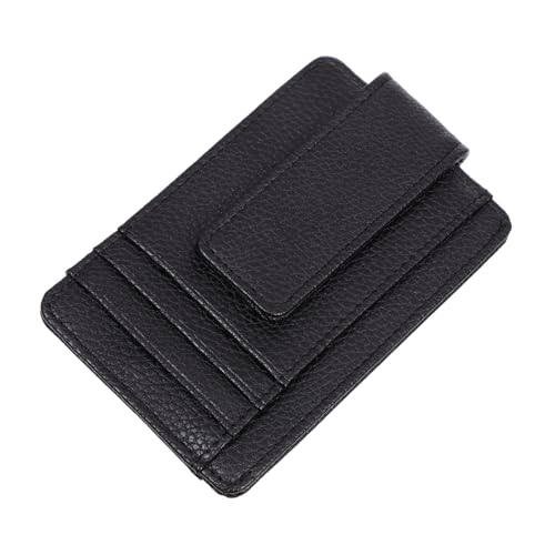 Homoyoyo Men PU Leather Multi Card Holder Wallet with Buckle Durable Id Cards Pouch Credit Cards Bag Design for Travel and Outdoor Use Organized Storage for Cards