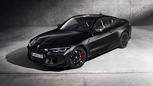 Iconic Arts Laminated 42x24 Poster: BMW m4 Competition x kith 2020 4k 5k hd Cars HD
