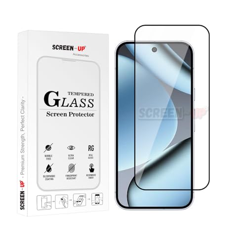 Image of ScreenUp Tempered Glass For Google Pixel 10 /10 Pro - Ultra Clear, 9H Scratch Resistant, Full Coverage, Easy Install Screen Protector